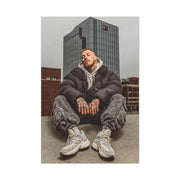 Urban Streetwear Rooftop Portrait Wall Art & Canvas Print