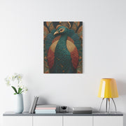 Regal Peacock Ornamental Wall Art & Canvas Print