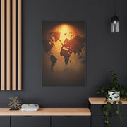 World Journey Aviation Map Wall Art & Canvas Prints