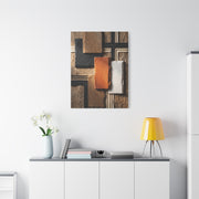 Sculptural Stone Geometry Composition Wall Art & Canvas Print