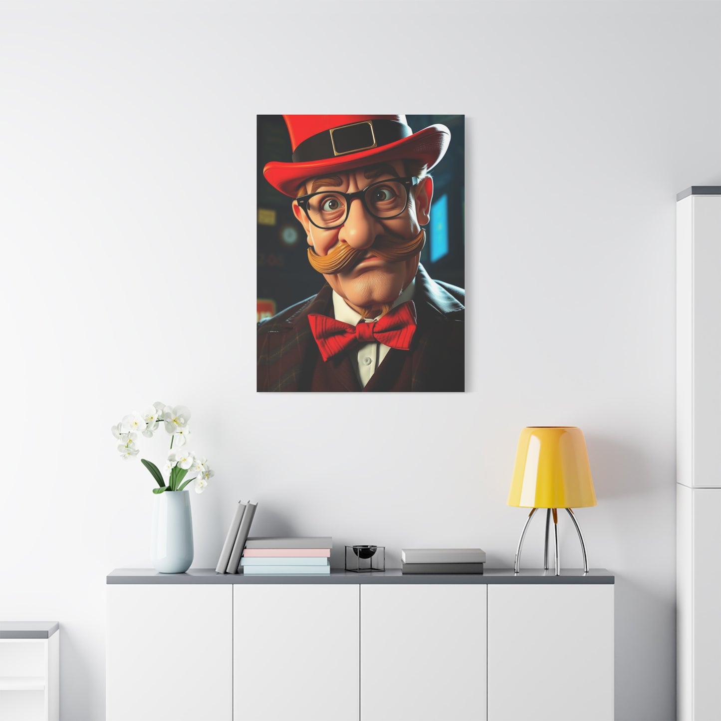 Rich Uncle Pennybags Art Refined Canvas Wall Art & Canvas Print