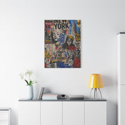 NYC Pop Graffiti Collage Statement Wall Art & Canvas Print