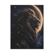 Celestial Lion Moon Constellation Wall Art & Canvas Print