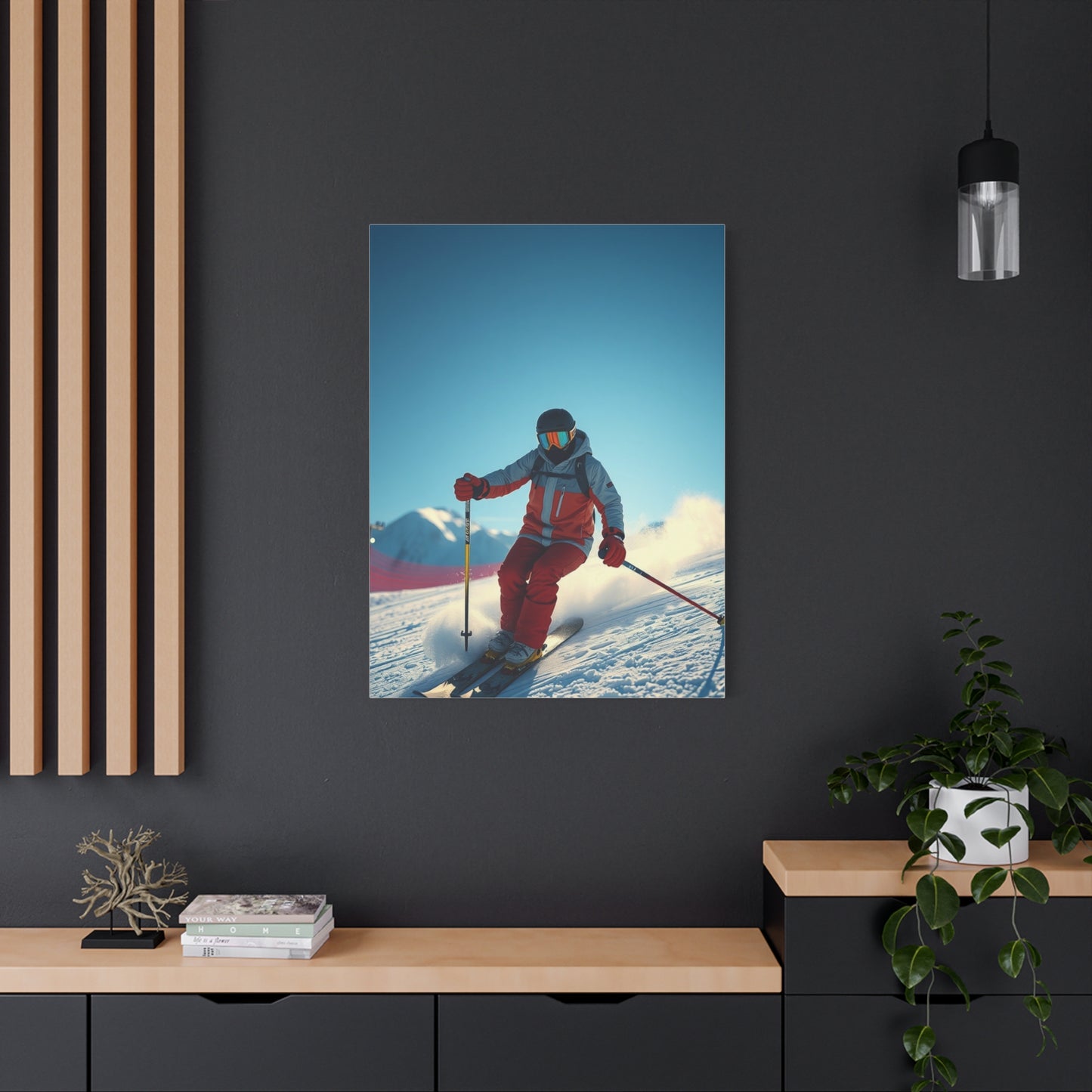 Supreme Skiing Art Beautiful Collection Wall Art & Canvas Print