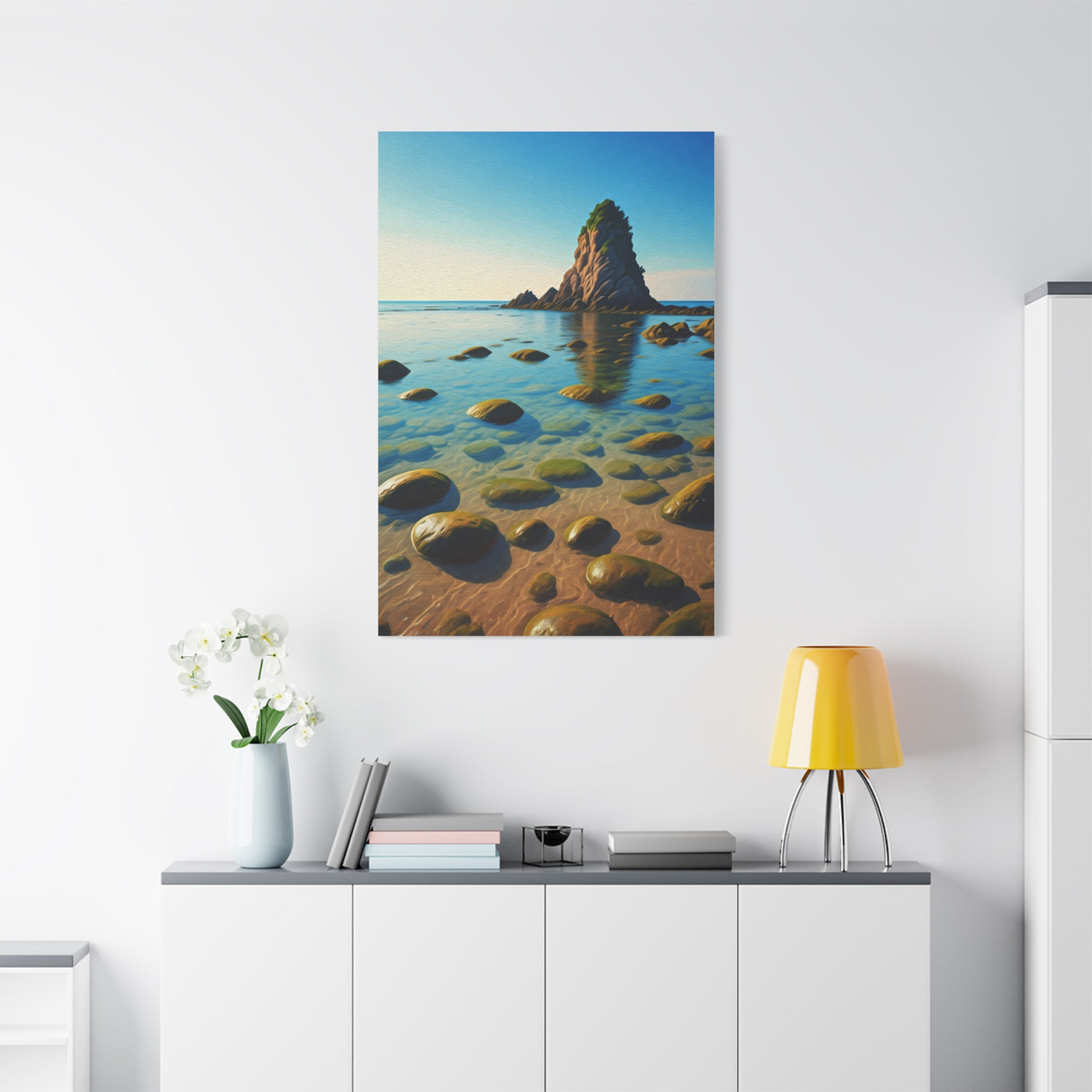 Coastal Tidepool Rock Sanctuary Wall Art & Canvas Prints