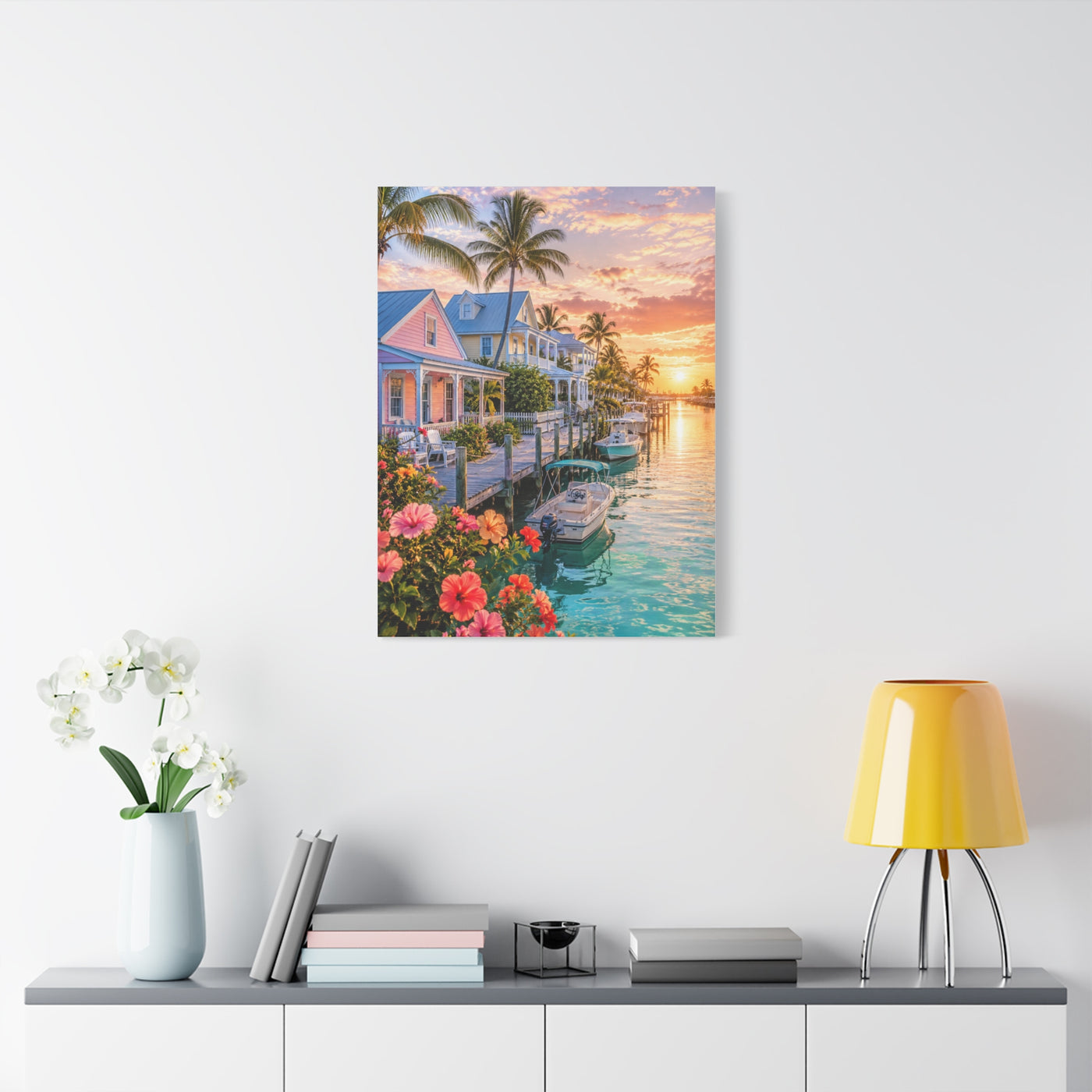 Key West Harbor Sunrise Wall Art & Canvas Print