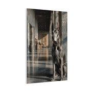 Great Dane Modern Architectural Portrait Wall Art & Canvas Print