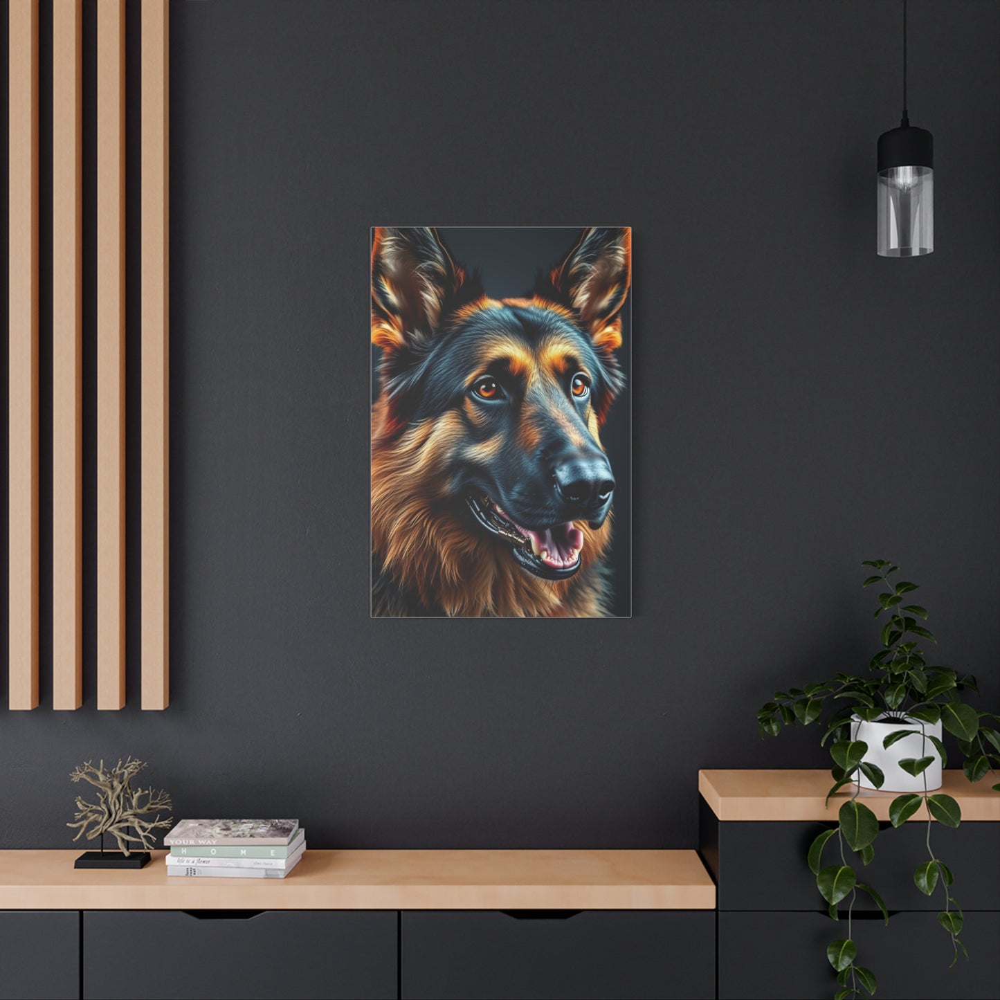 German Shepherd Art Supreme Canvas Wall Art & Canvas Print