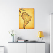 South America Vintage Cartography Poster Wall Art & Canvas Prints