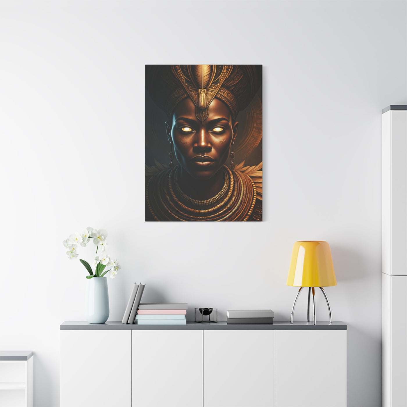 Golden Empress of Shadows Wall Art & Canvas Prints
