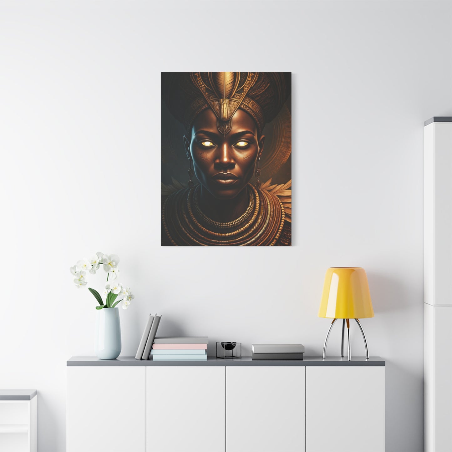 Golden Empress of Shadows Wall Art & Canvas Prints