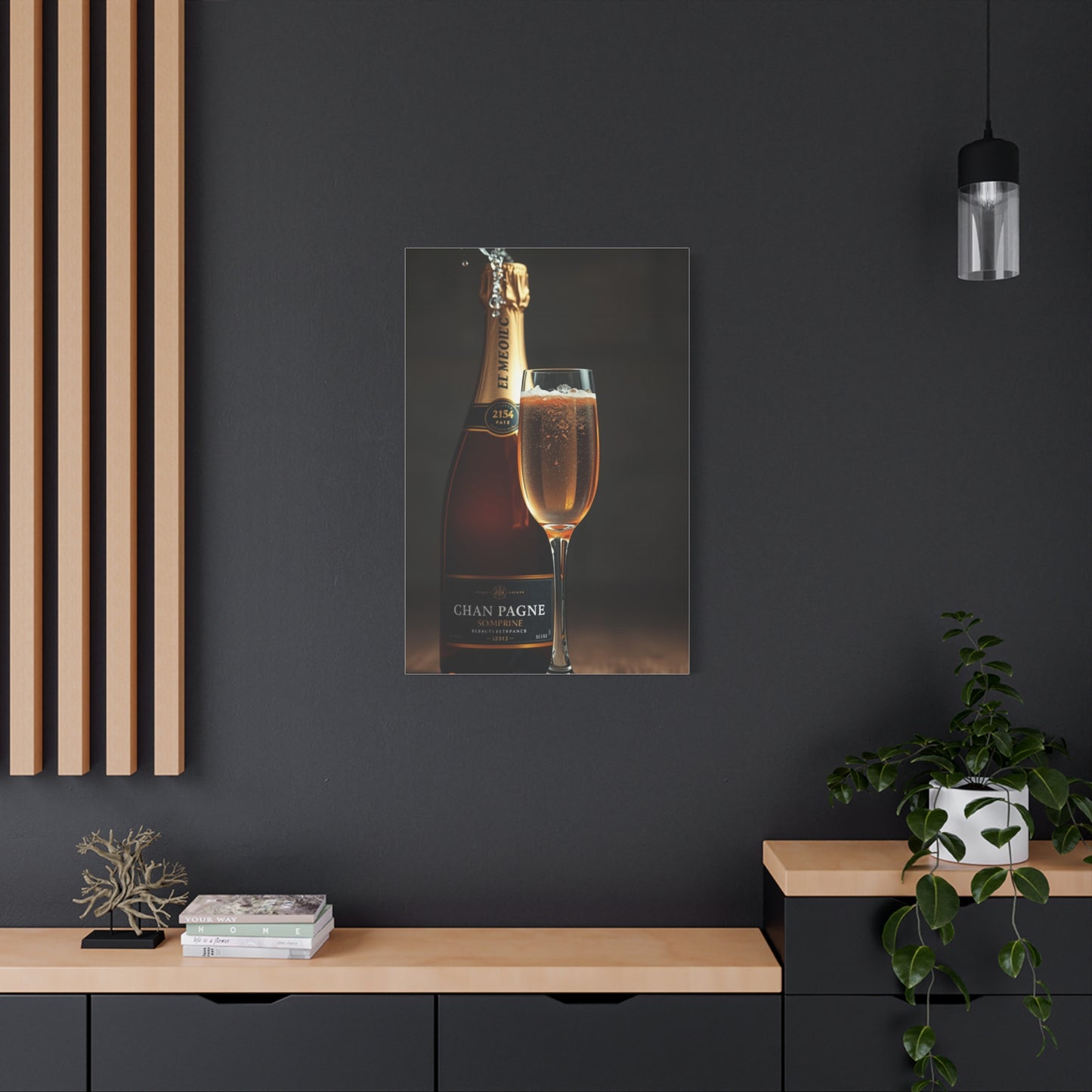 Champagne Art Refined Canvas Wall Art & Canvas Print