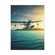 Seaplane Over Tropical Waters Wall Art & Canvas Prints
