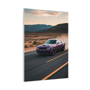 Dodge Challenger Canyon Road Power Run Wall Art & Canvas Prints