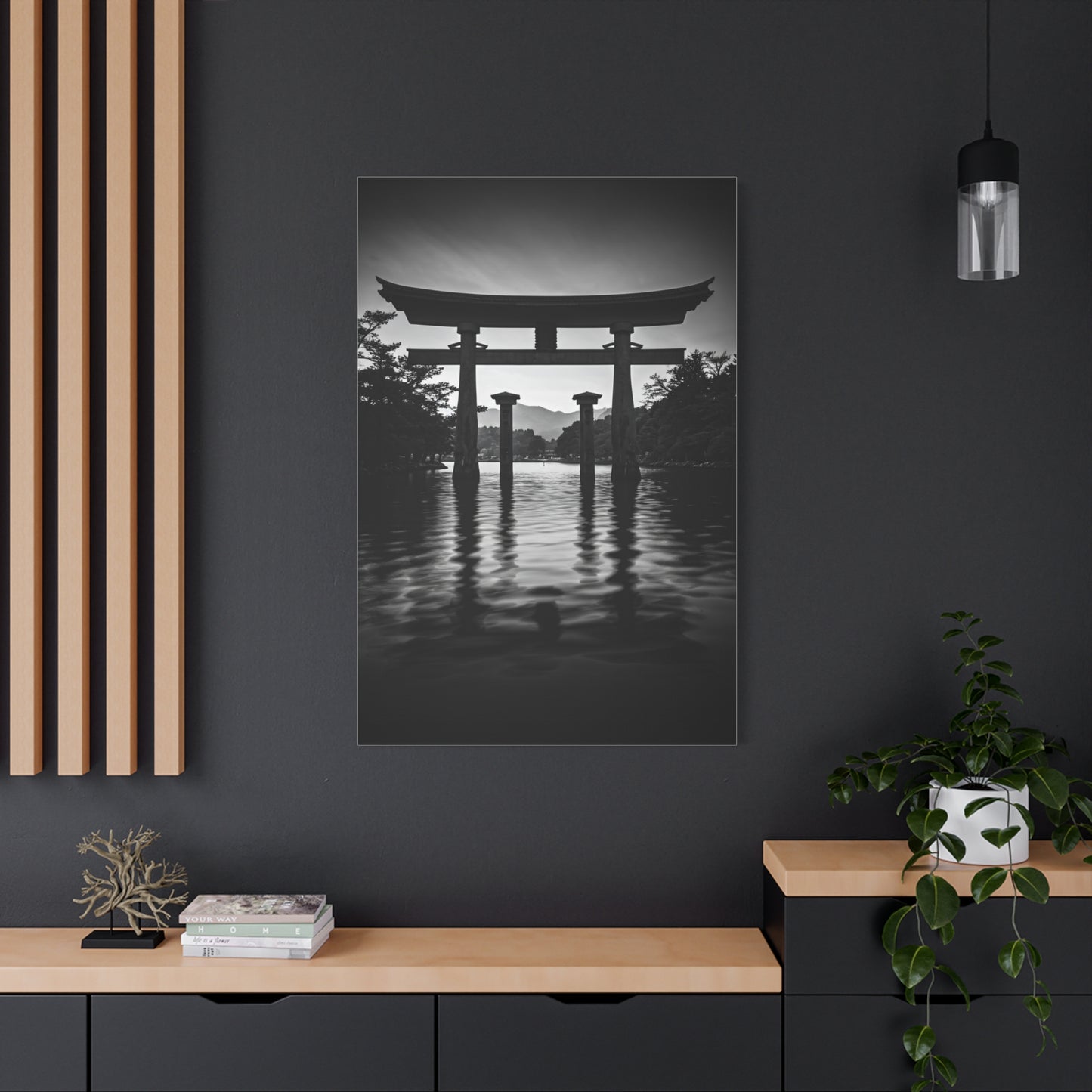 Torii Gate Reflection Serenity Wall Art & Canvas Prints