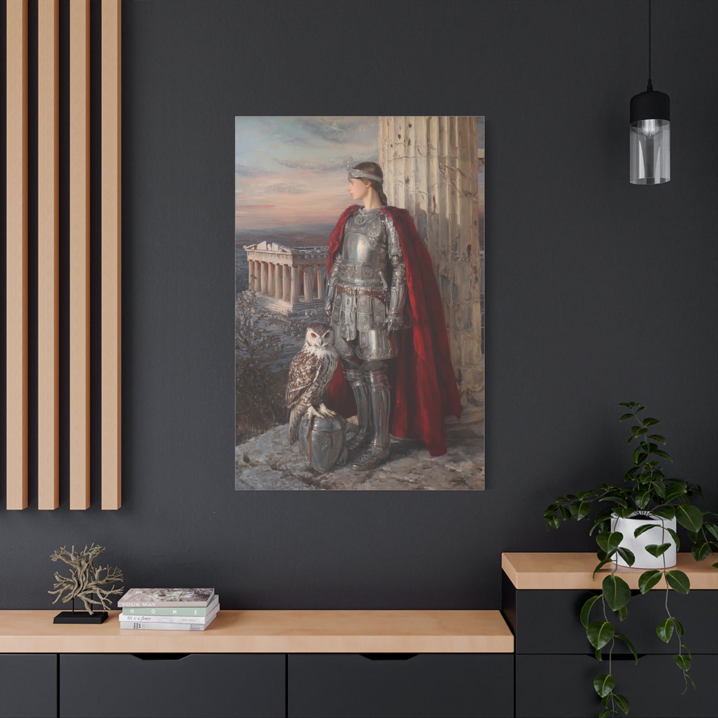 Athena Goddess of Wisdom Classical Painting Wall Art & Canvas Print