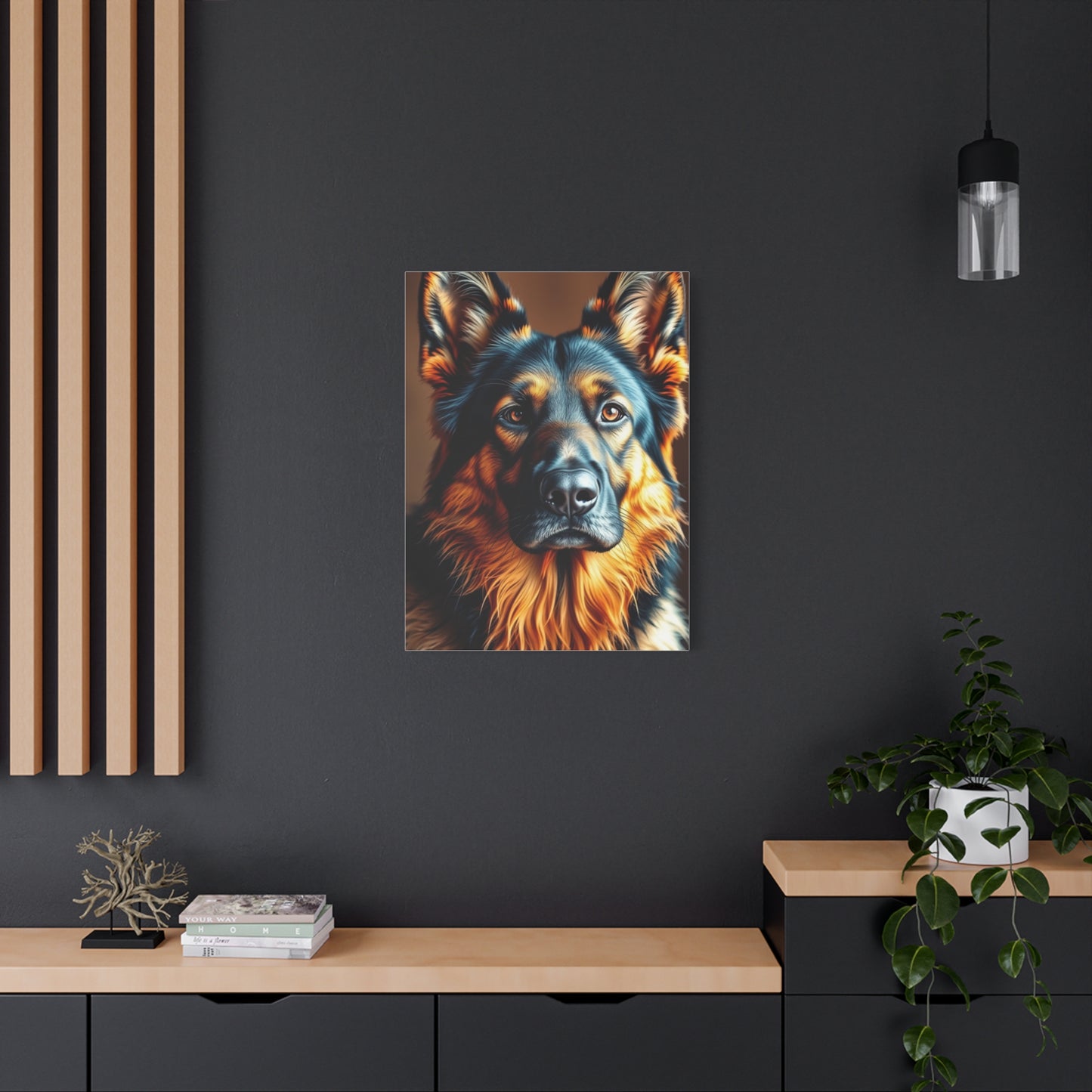 German Shepherd Art Luxury Canvas Wall Art & Canvas Print