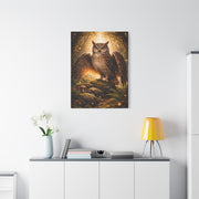 Enchanted Forest Guardian Owl Wall Art & Canvas Print