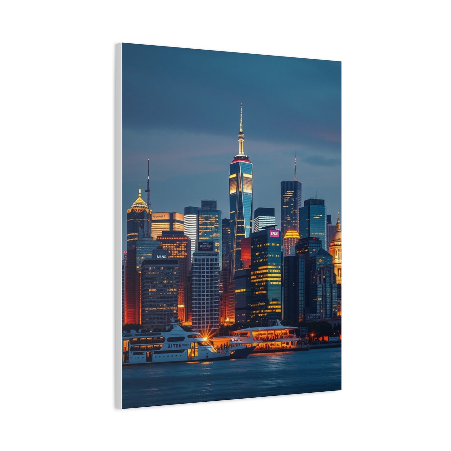 Supreme City Skylines Art Beautiful Collection Wall Art & Canvas Print