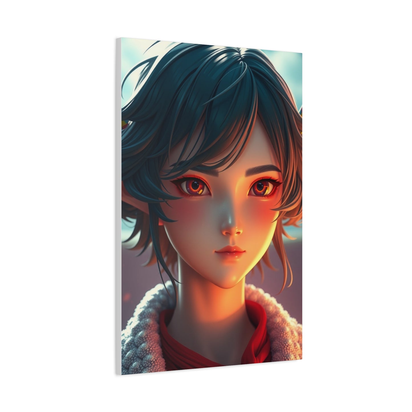 Radiant Pixel Pictorial Wall Art & Canvas Print