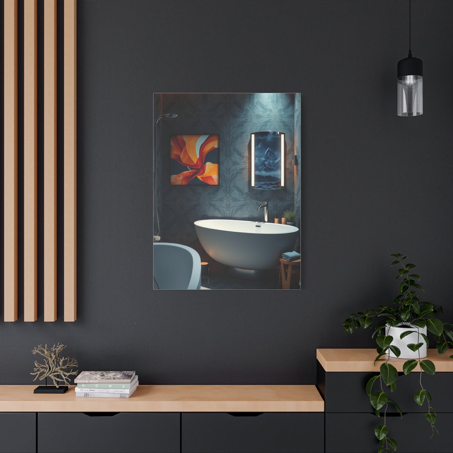Refined Bath Sanctuary Art Wall Art & Canvas Print