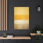 Minimal Color Field Golden Horizon Wall Art & Canvas Print