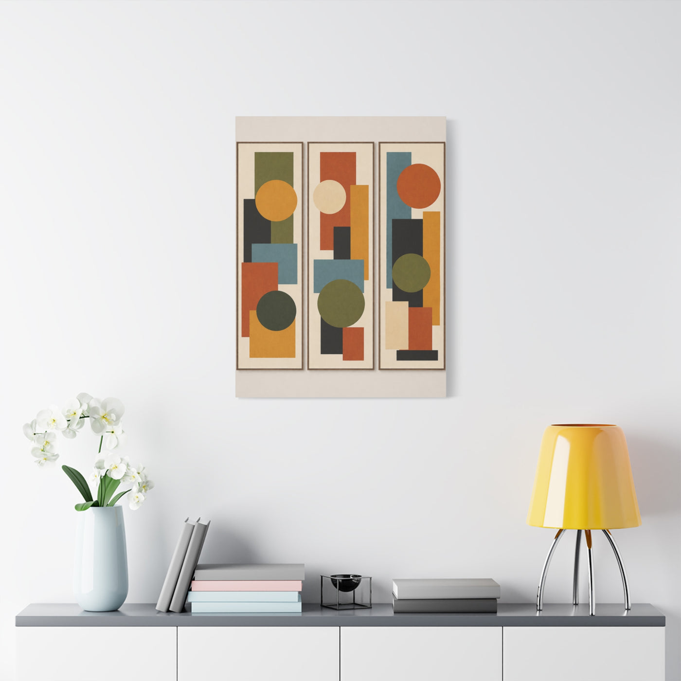 Fiery Burst Abstract Expressionist Wall Art & Canvas Print