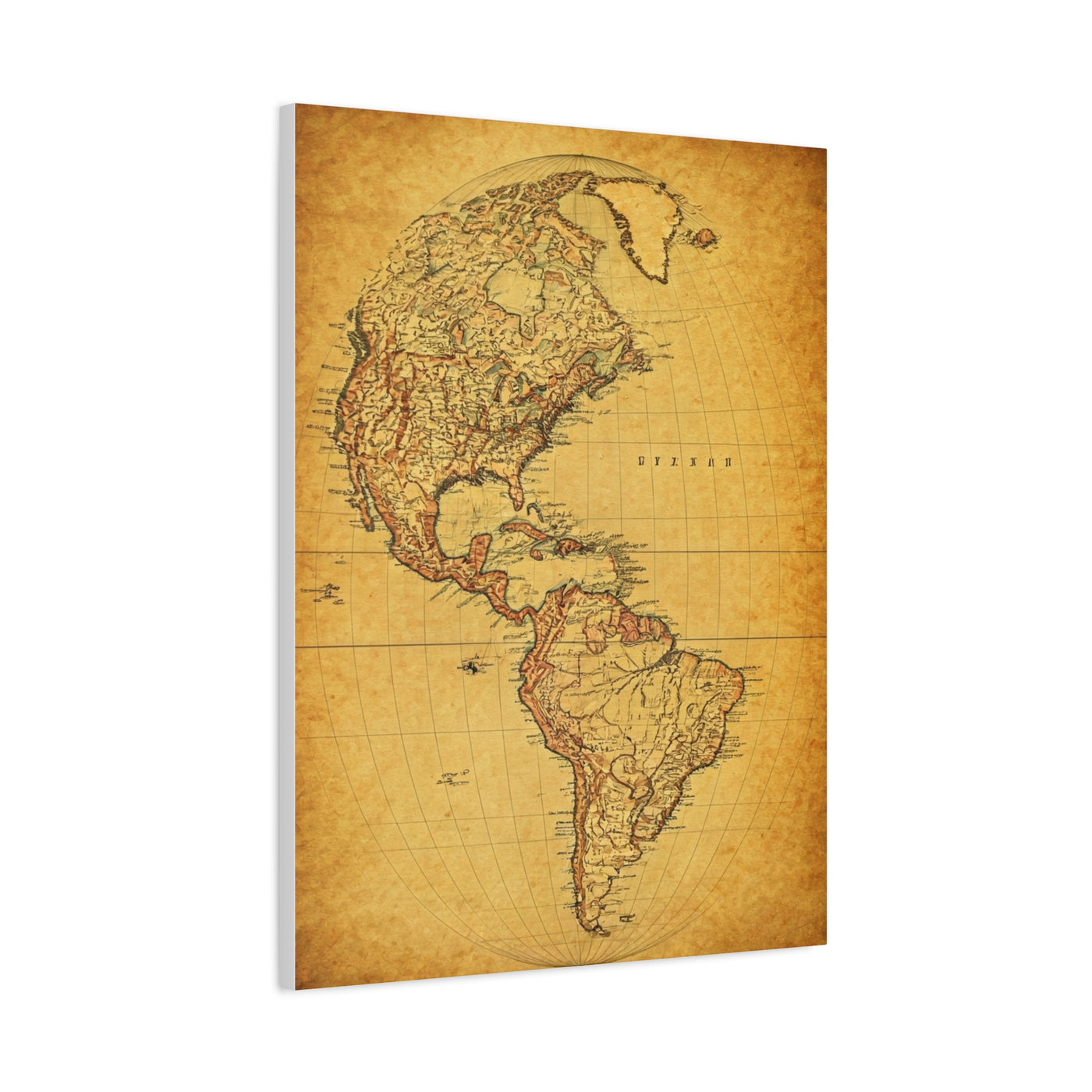 Nautical Ship Map Antique Wall Art & Canvas Prints