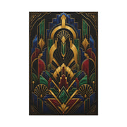 Neo Art Deco Jewel Geometry Wall Art & Canvas Print
