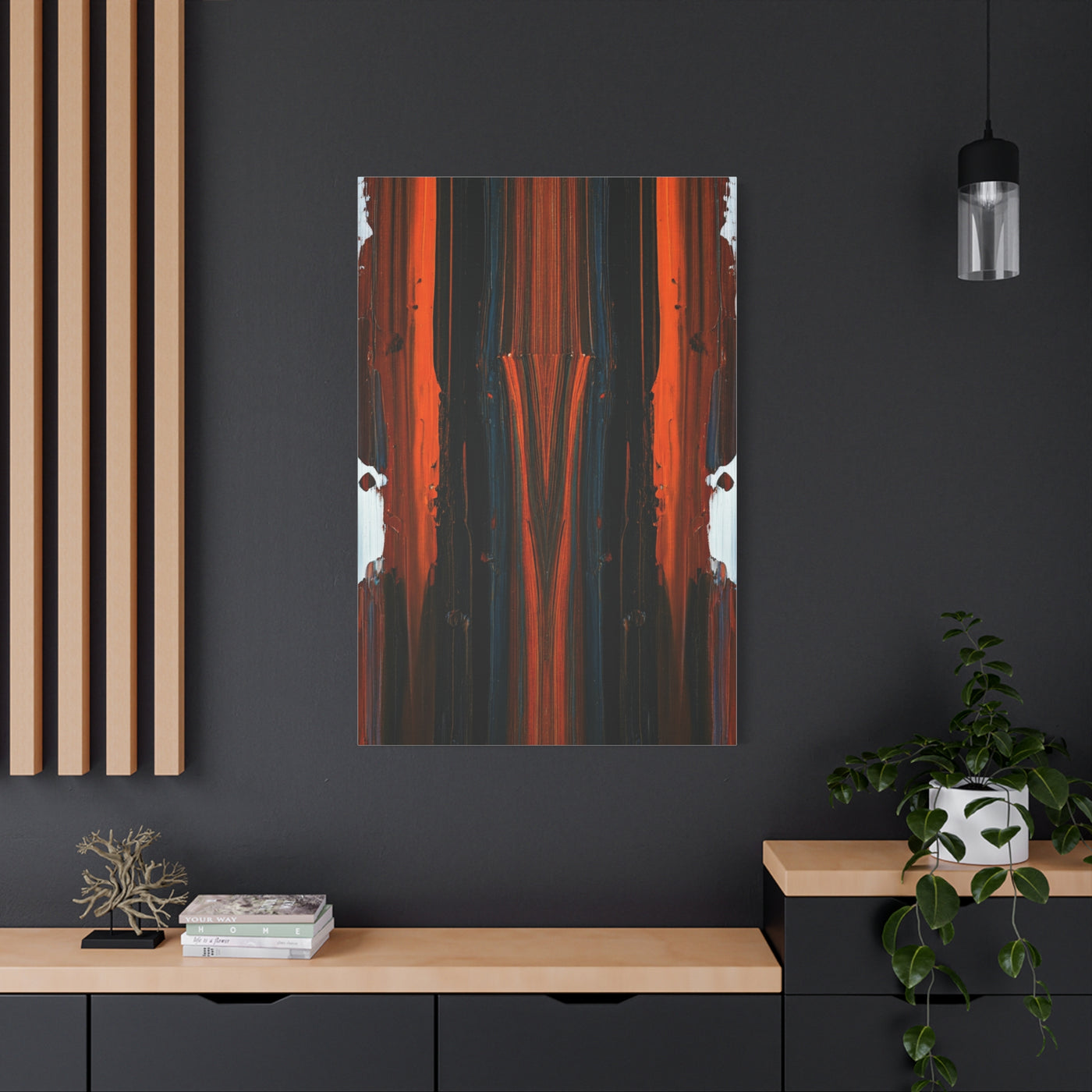 Symmetrical Earth Flow Abstract Wall Art & Canvas Prints