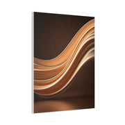Golden Wave Motion Abstract Wall Art & Canvas Prints