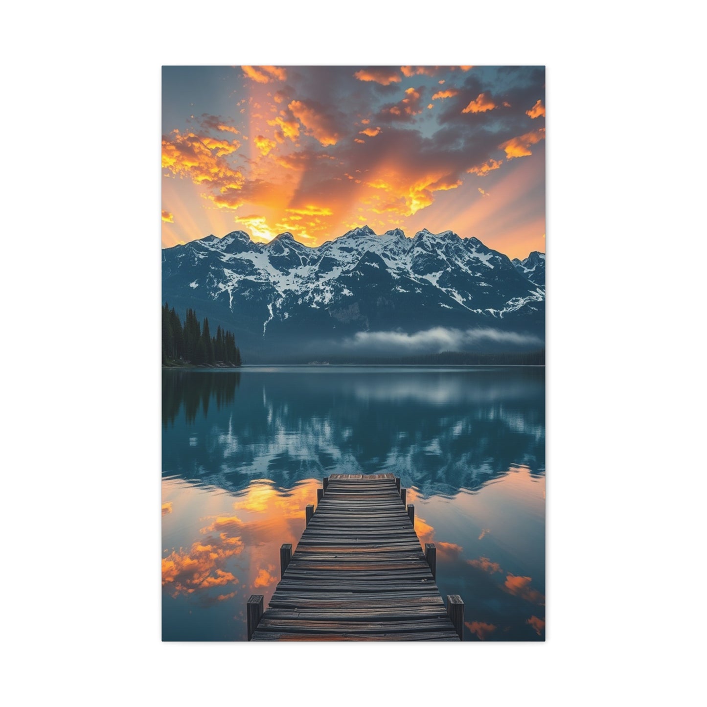 Supreme Lakes Art Beautiful Collection Wall Art & Canvas Print