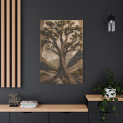 Textured Earth Tree Relief Organic Landscape Trees Wall Art & Canvas Print