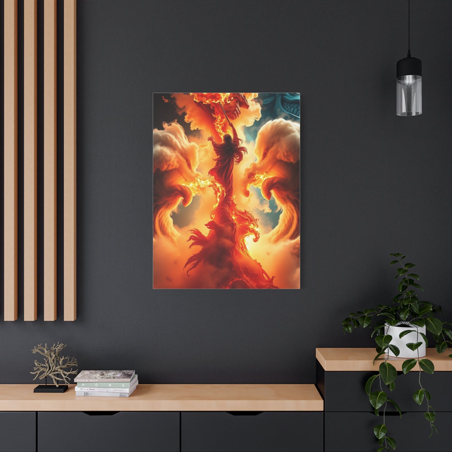 Upright Brilliance Artwork Wall Art & Canvas Print