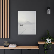 Scandinavian Winter Minimalist Mountain Wall Art & Canvas Print