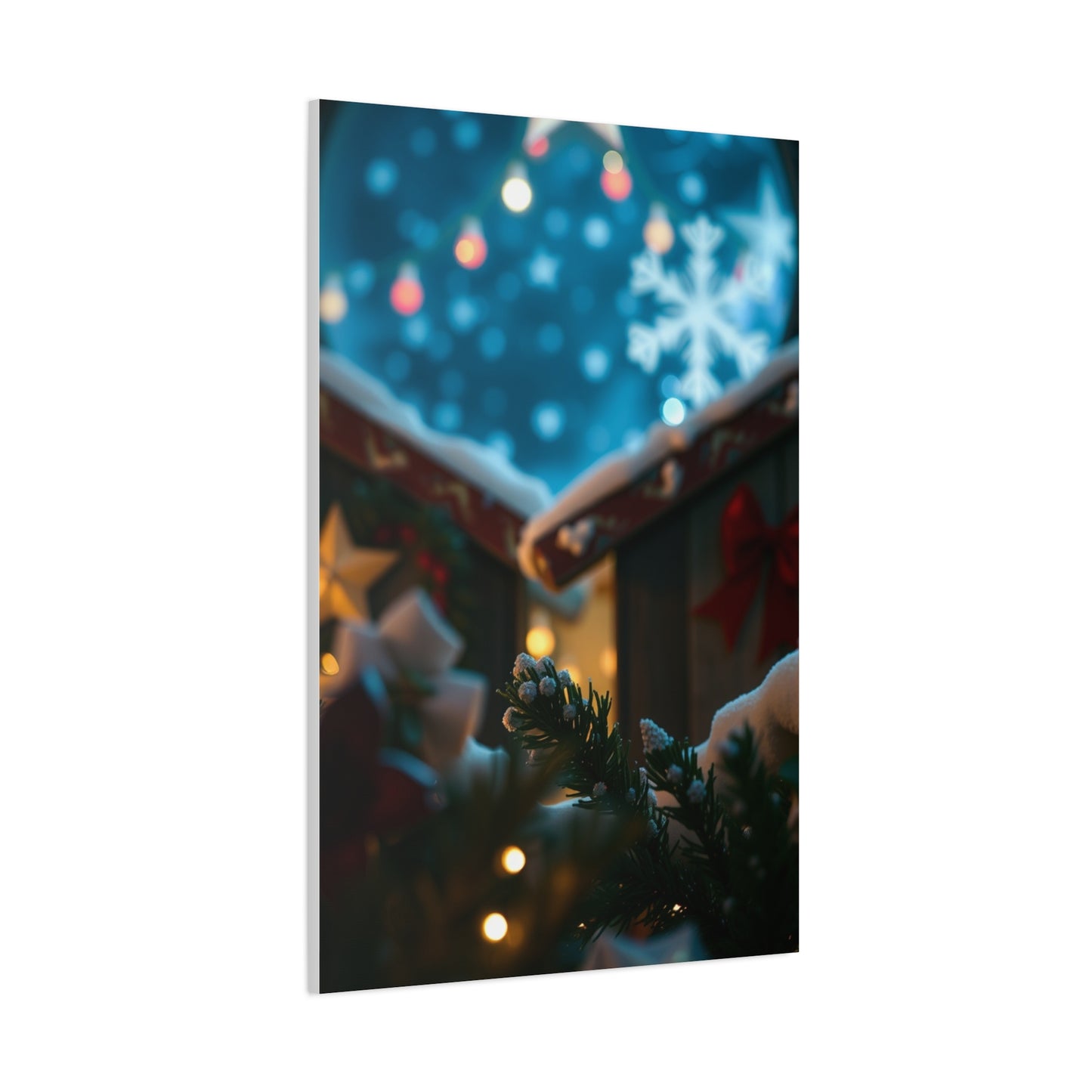 Enchanted Christmas Scene Wall Art & Canvas Print