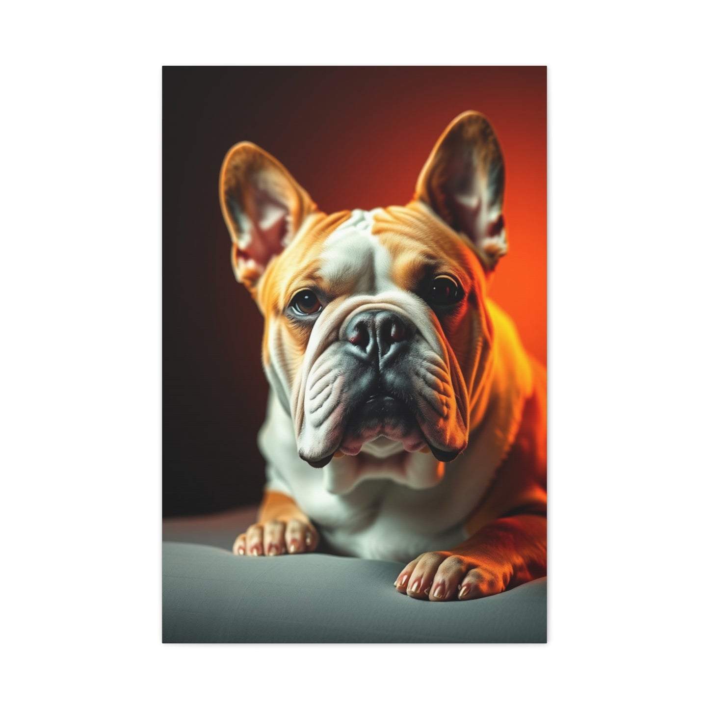 Supreme Bulldog Art Beautiful Collection Wall Art & Canvas Print