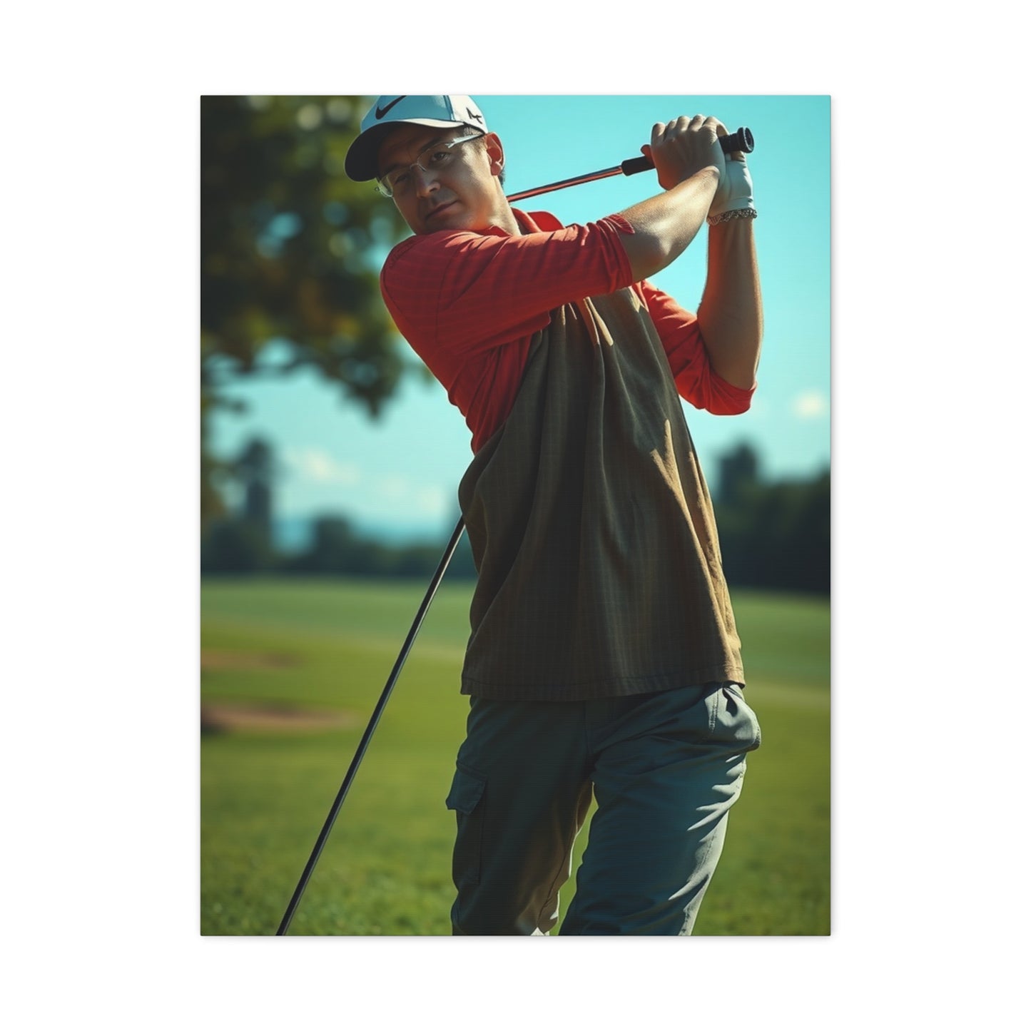 Elysian Green Portraiture Wall Art & Canvas Print