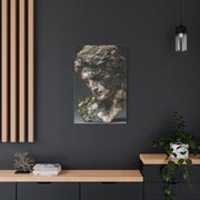 Verdigris Marble Bust Sculpture Wall Art & Canvas Print