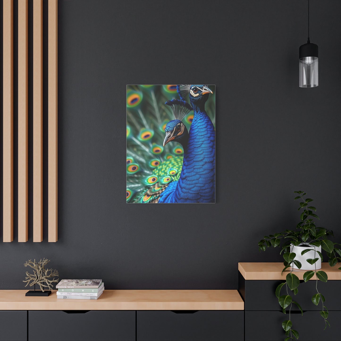 Vision Peacock Art Art Wall Art & Canvas Print