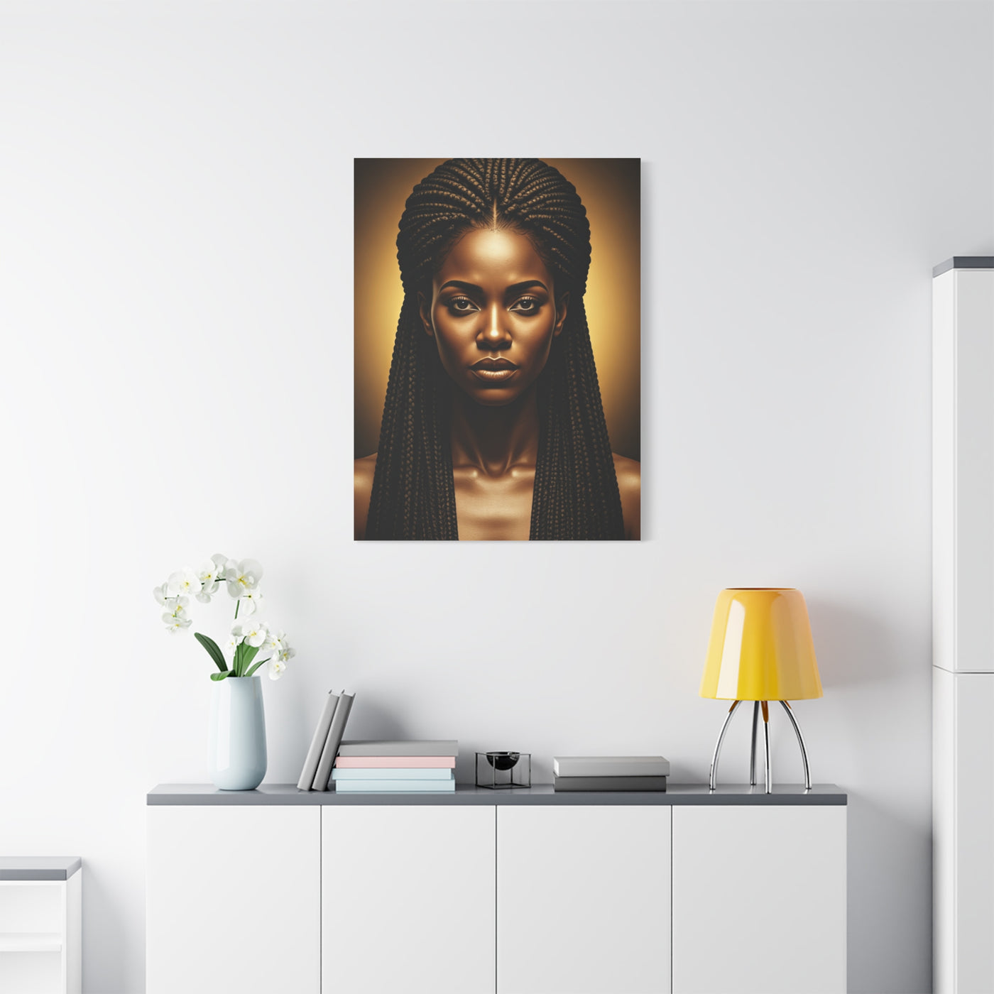 Radiant Braided Queen Portrait Wall Art & Canvas Prints