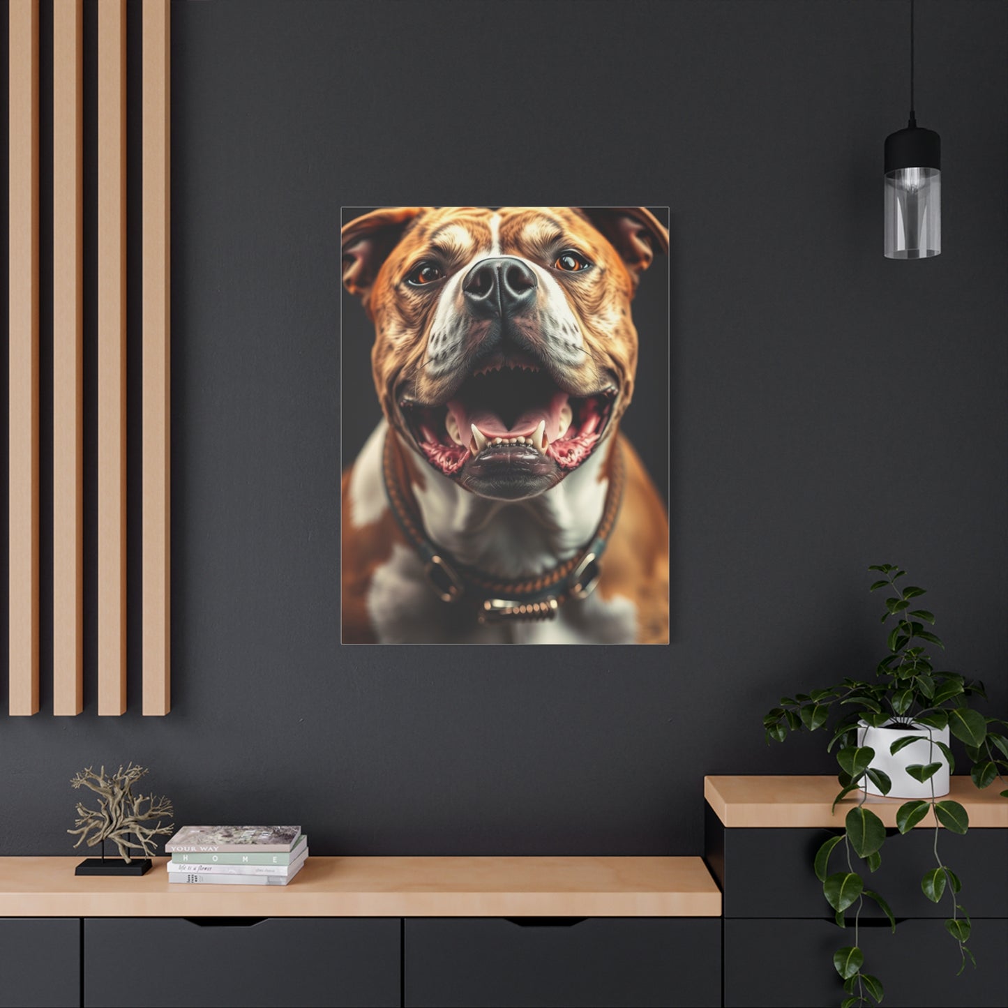 Pit Bull Art Supreme Canvas Wall Art & Canvas Print
