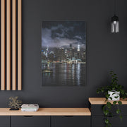 New York City Skyline at Night Wall Art & Canvas Print