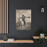 Frontier Equality Rider Portrait Scene Wall Art & Canvas Print