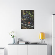 Fig & Wine Rustic Still Life Wall Art & Canvas Print