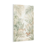 Soft Jungle Nursery Wildlife Tropical Wall Art & Canvas Print