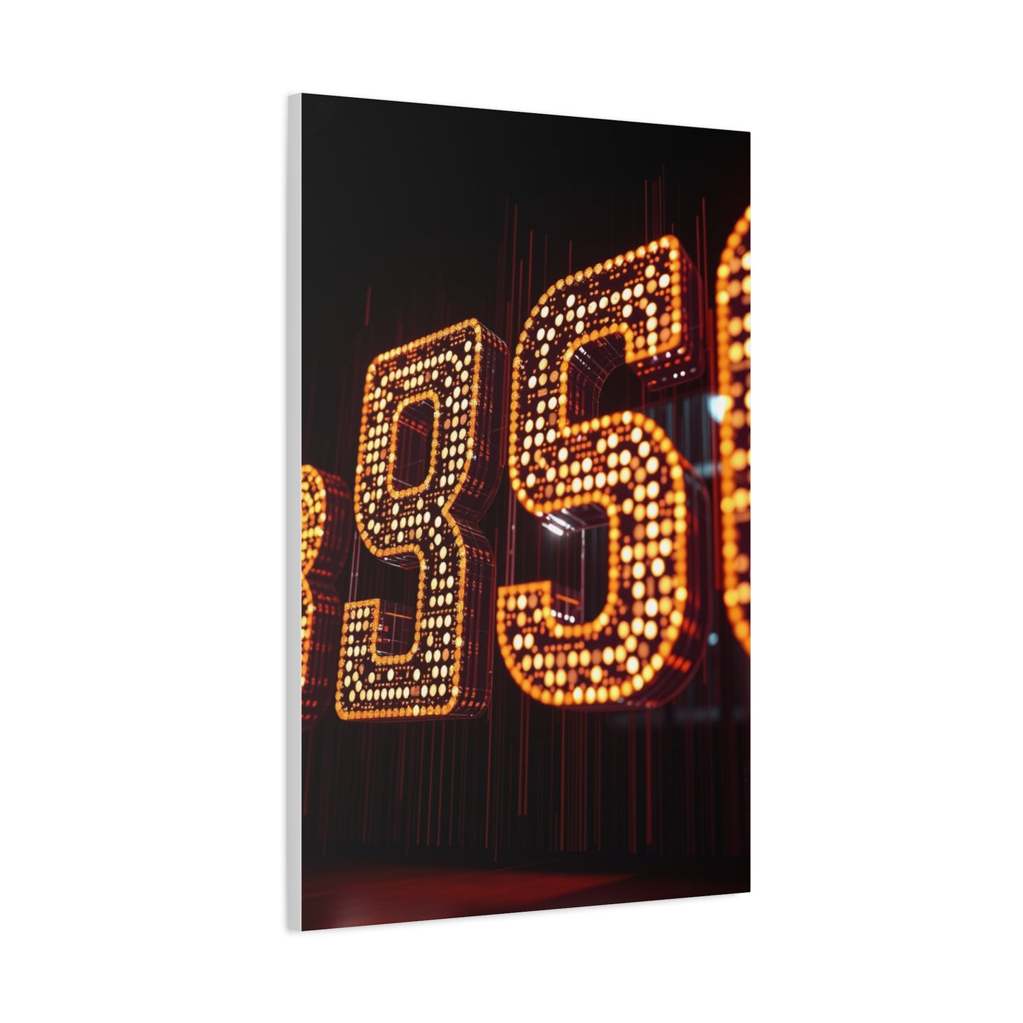 Vision Numbers Art Art Wall Art & Canvas Print