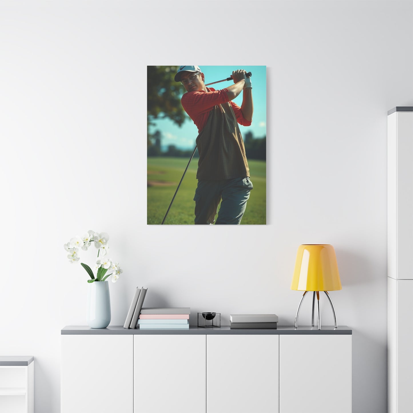Elysian Green Portraiture Wall Art & Canvas Print