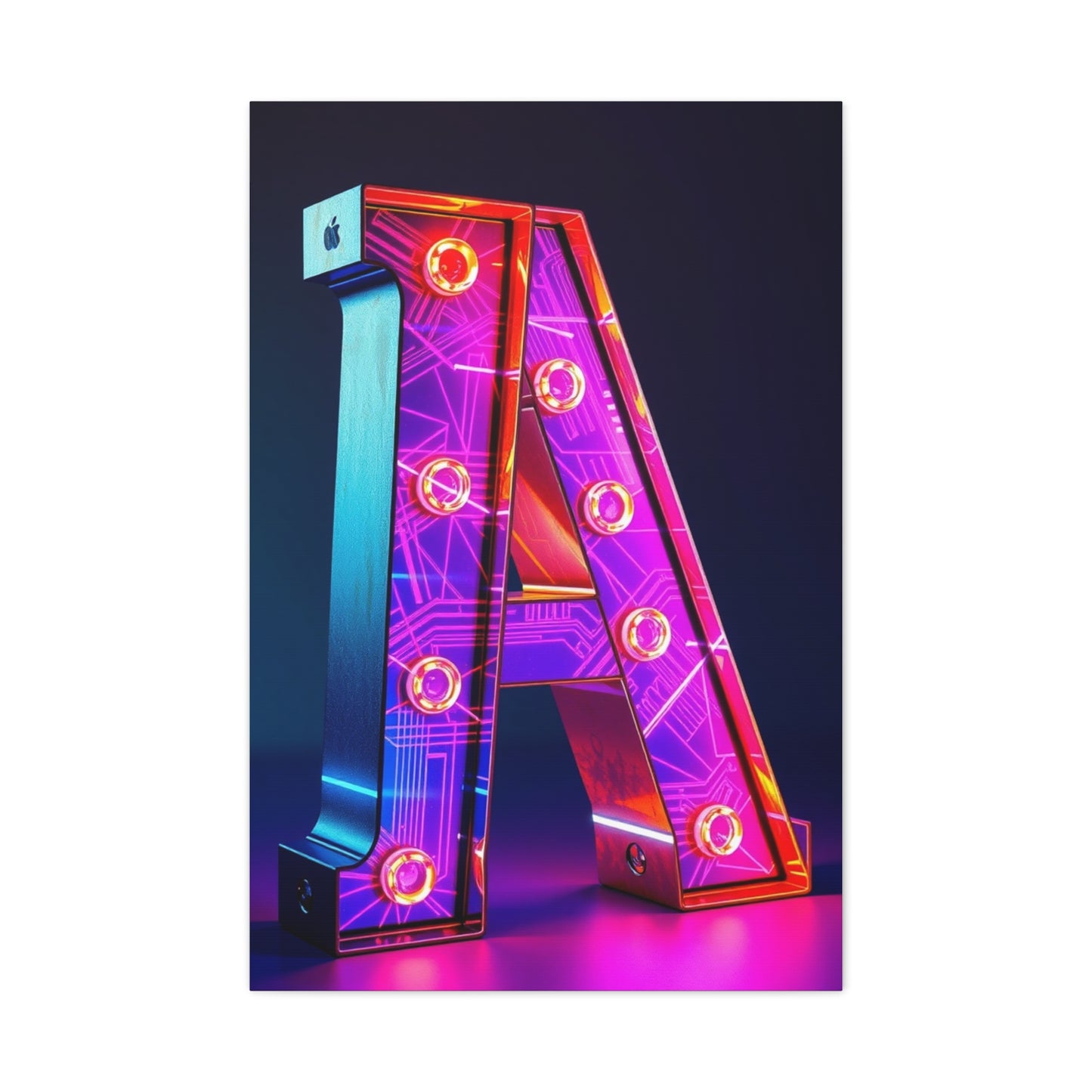 A Alphabet & Letter Art Artisan Canvas Wall Art & Canvas Print