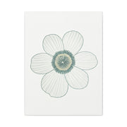 Minimal Line Floral Sketch Wall Art & Canvas Prints
